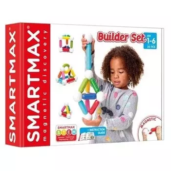 Smart Max Builder Set 20 деталей, игра-головоломка, Smart Games, IUVI Games
