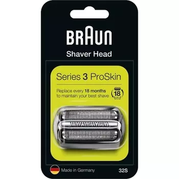 Сменная головка для электробритвы Series 3 Proskin 32S Silver, Braun