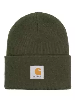 Смотреть шапка-бини Carhartt WIP, зеленый