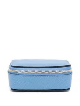 Smythson несессер на молнии, синий
