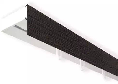 SN DECO GROUP Карниз для штор "Карниз SH с крышкой", 1 направляющая, фиксированный размер 200 см, белый/цвет/венге