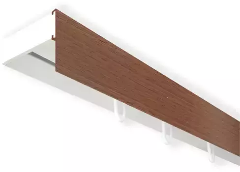 SN DECO GROUP Карниз для штор "Карниз SH с крышкой", 1 направляющая, фиксированный размер 540 см, белый
