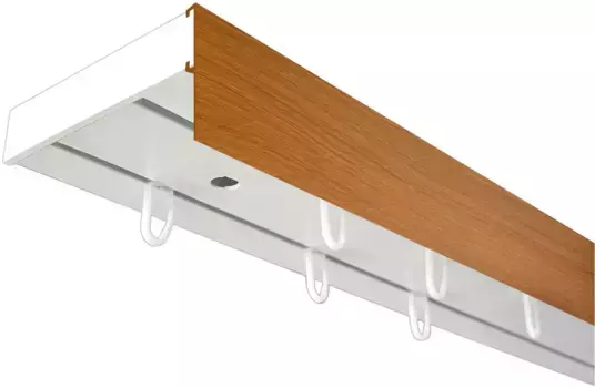 SN DECO GROUP Карниз для штор "Карниз SH с крышкой", 2 направляющие, фиксированный размер 300 см, белый