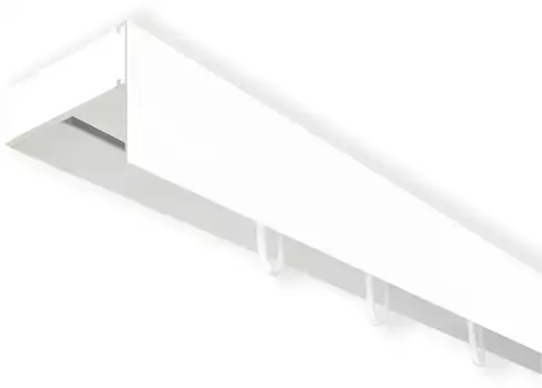 SN DECO GROUP Карниз для штор "Карниз SH с крышкой", 1 направляющая, фиксированный размер 580 см, белый
