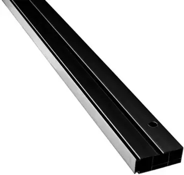 SN DECO GROUP Карниз для штор "Карниз SH", 1 направляющая, фиксированный размер 150 см, черный