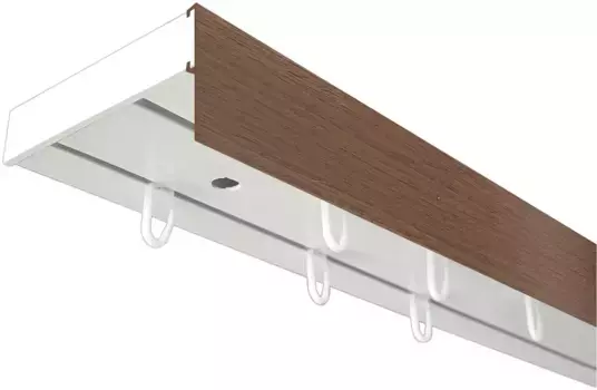 SN DECO GROUP Карниз для штор "Карниз SH с крышкой", 2 направляющие, фиксированный размер 600 см, белый