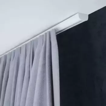 SN DECO GROUP Карниз для штор "Предметный рельс SC", 1 направляющая, фиксированный размер 320 см, белый
