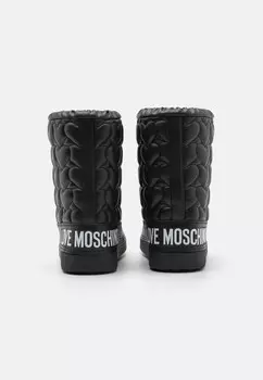 Снегоступы/зимние ботинки Love Moschino, черный