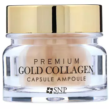 SNP, Premium Gold Collagen, ампульные капсулы с коллагеном, 30 шт.