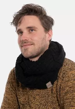 Снуд BOBBY Knit Factory, цвет black