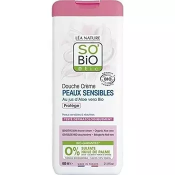 SO'BiO tic Cosmos Органический экстранежный гель для душа с алоэ вера 650мл
