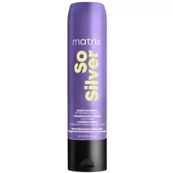 So Silver Purple Toning Пигментированный кондиционер для светлых, седых и серебристых волос 300мл Matrix