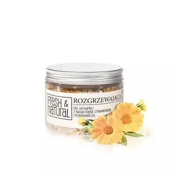 Согревающая соль для ванн, 500 г Fresh & Natural