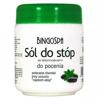 Соль для ног от проблем с потливостью 550г, Bingospa