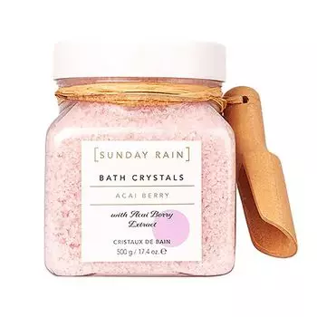 Соль для ванн с ягодами асаи Sunday Rain, 500 гр