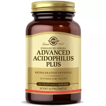 Solgar Advanced Acidophilus Plus 60 капсул