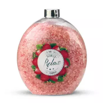 Соли для ванн Scented Relax Strawberry Idc Institute, 900 g