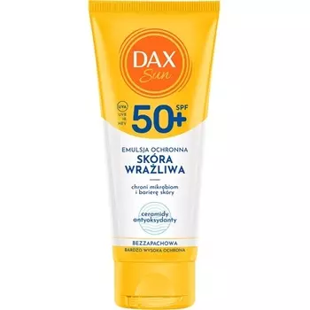 Солнцезащитная эмульсия для чувствительной кожи Spf50 100 мл Dax