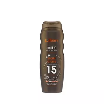 Солнцезащитное молочко SPF 15 200мл, Lilien