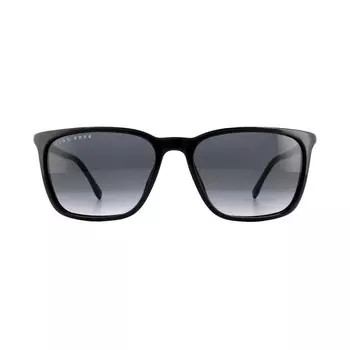 Солнцезащитные очки 0959s 807 9o с градиентом Hugo Boss, черный