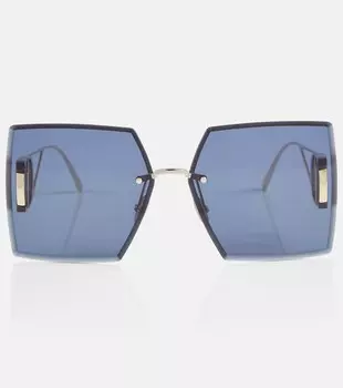 Солнцезащитные очки 30Montaigne S7U в квадратной оправе Dior Eyewear, синий