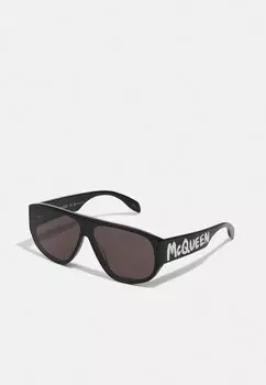 Солнцезащитные очки Alexander McQueen, черный