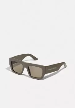 Солнцезащитные очки Alexander McQueen, цвет brown
