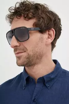 Солнцезащитные очки Armani Exchange, черный