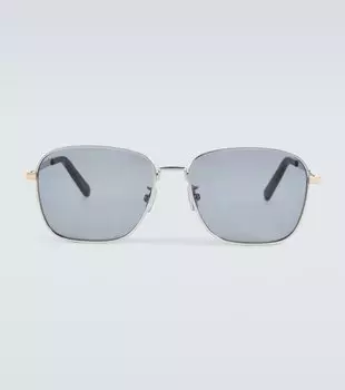 Солнцезащитные очки-авиаторы CD Diamond S4U Dior Eyewear, серый