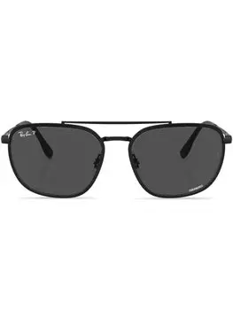Солнцезащитные очки-авиаторы Chromance Ray-Ban, черный