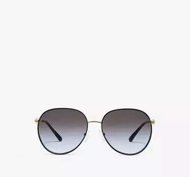 Солнцезащитные очки-авиаторы Michael Kors Empire Aviator, черный