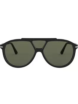 Солнцезащитные очки-авиаторы Persol, черный