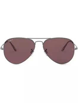 Солнцезащитные очки-авиаторы Ray-Ban, серый