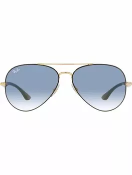 Солнцезащитные очки-авиаторы RB3675 Ray-Ban, черный