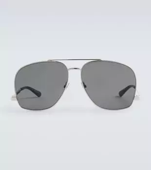 Солнцезащитные очки-авиаторы sl 653 leon Saint Laurent, серый