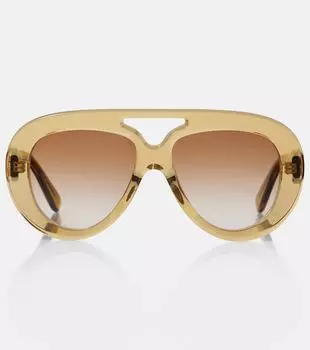 Солнцезащитные очки авиаторы со спойлером Loewe