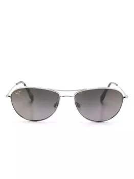 Солнцезащитные очки Baby Beach с градиентными линзами Maui Jim, серебряный