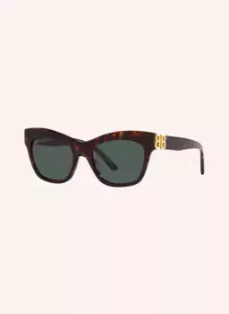 Солнцезащитные очки bb0132s Balenciaga, зеленый