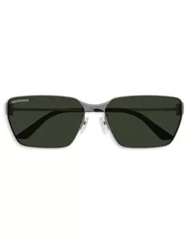 Солнцезащитные очки BB0374SK Balenciaga Eyewear, серебряный