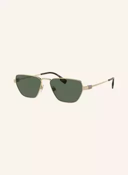 Солнцезащитные очки be3146 BURBERRY, цвет 110971 - GOLD/DUNKELGRN