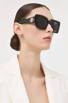 Солнцезащитные очки Burberry, черный
