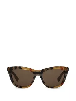 Солнцезащитные очки Burberry Code, коричневый