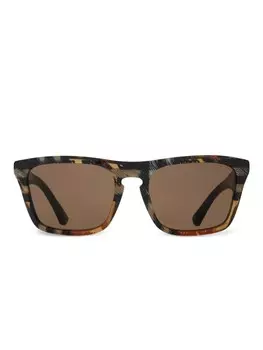 Солнцезащитные очки Burberry Code, коричневый