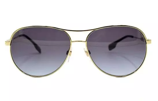 Солнцезащитные очки Burberry Unisex, золотой / серый