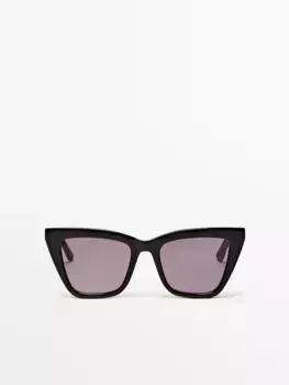 солнцезащитные очки Cateye Massimo Dutti, черный