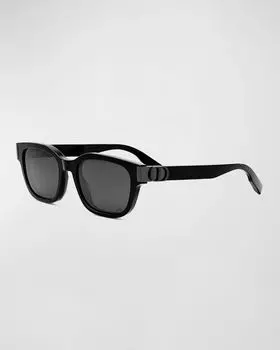 Солнцезащитные очки CD Icon S1I Dior, цвет Shiny Black / Smoke