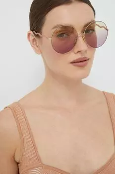 Солнцезащитные очки Chlo Chloe, фиолетовый