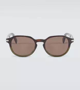 Солнцезащитные очки DiorBlackSuit R2I в круглой оправе Dior Eyewear, коричневый