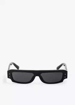Солнцезащитные очки Dolce&Gabbana Rectangular, черный