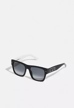Солнцезащитные очки Dsquared2, черно-белые